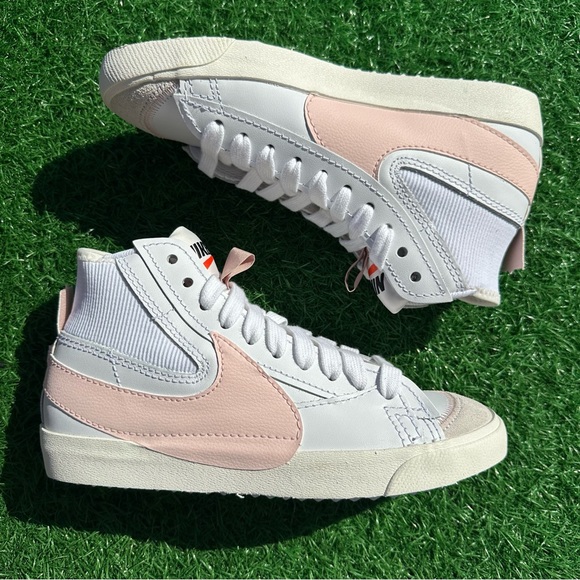 Nike Blazer Mid ‘77 Jumbo White / Atmosphere - Pink Oxford - Picture 11 of 13